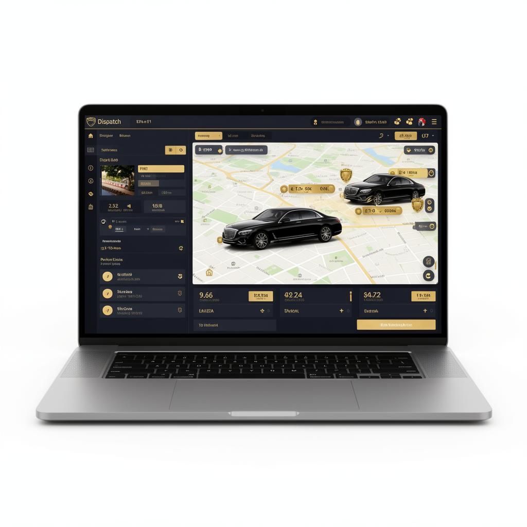 Limo dispatch software dashboard