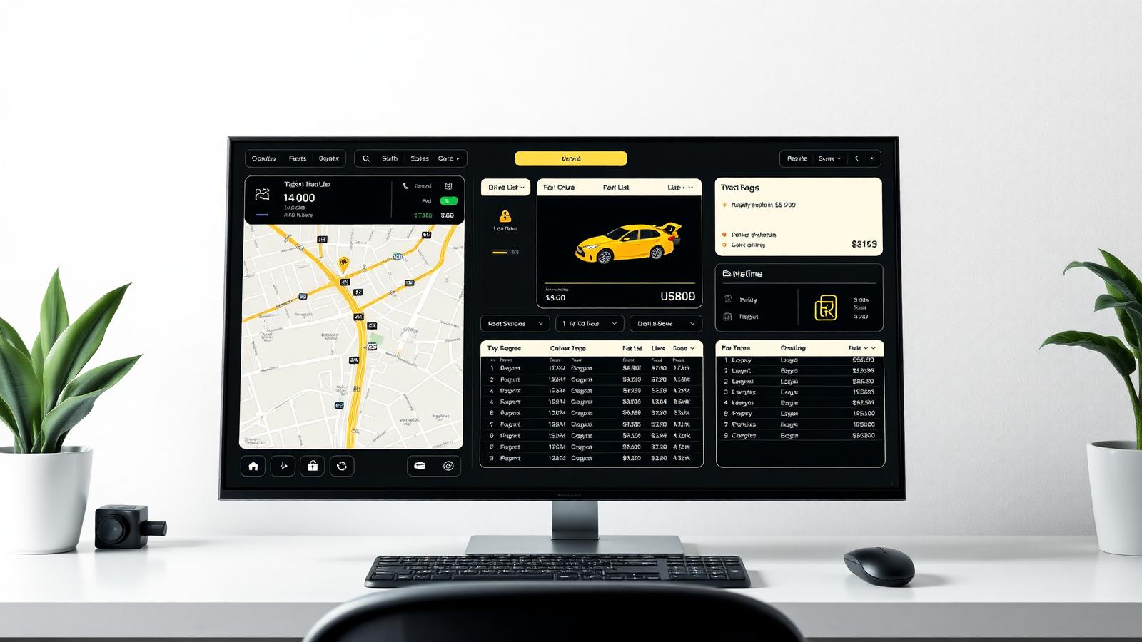 Modern cloud-based dispatch console for limo and chauffeur operators