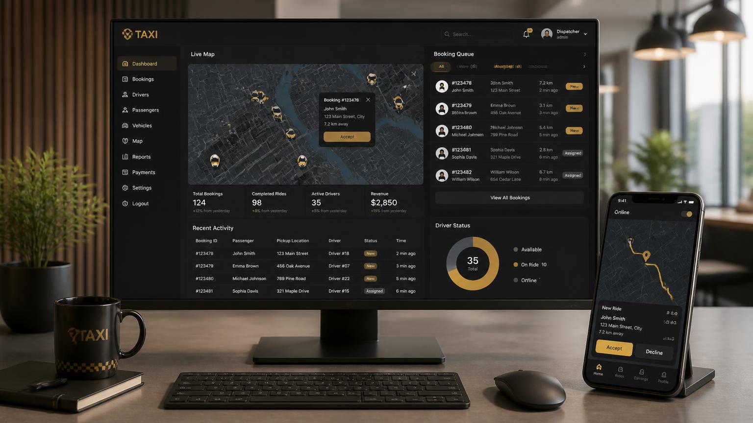 Top 10 Best Taxi Dispatch Software in 2026 (Ranked by Cost, Features & Ownership)