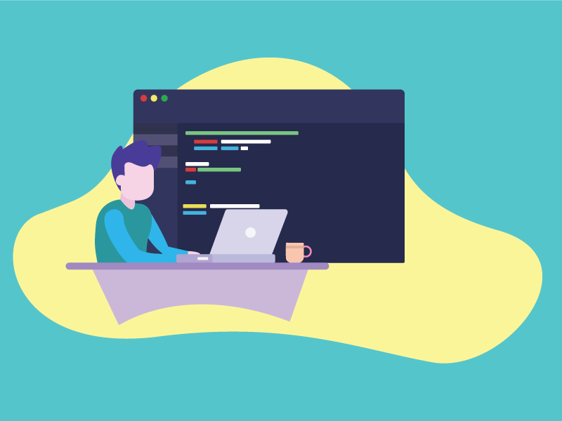 frontend developer illustration