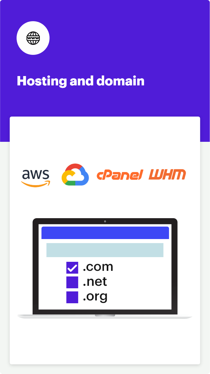 Hosting & Maintenance 1 hosting and domain
