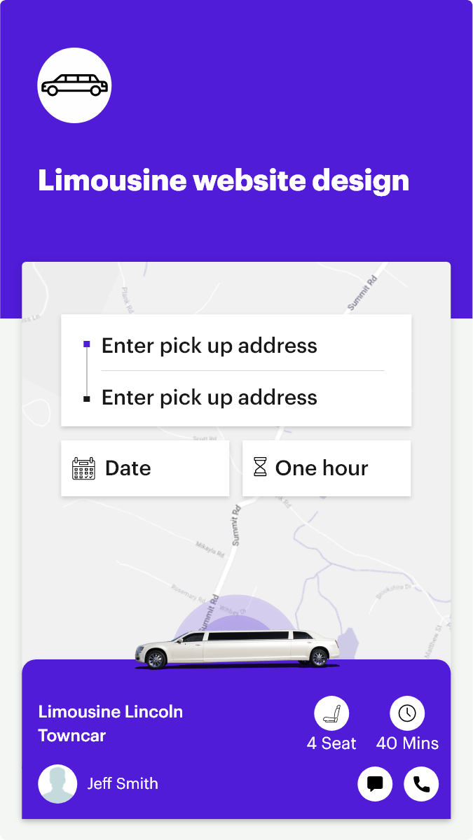 Limousine Website design 1 limos 1