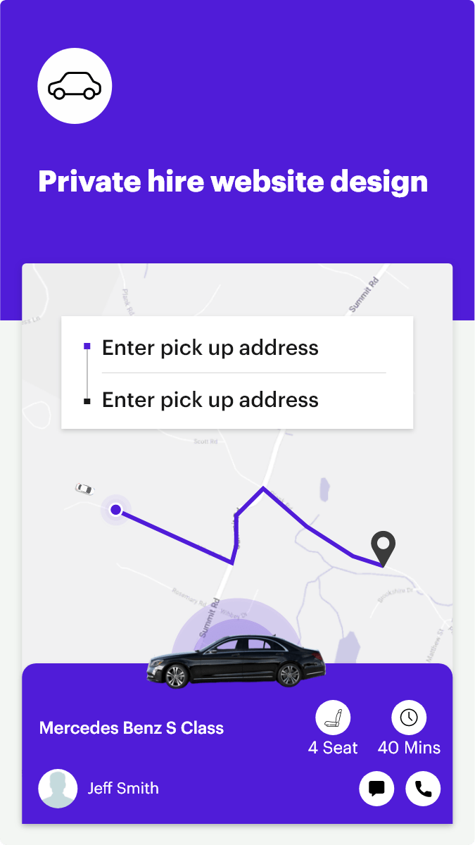 Private Hire Website 1 private hire