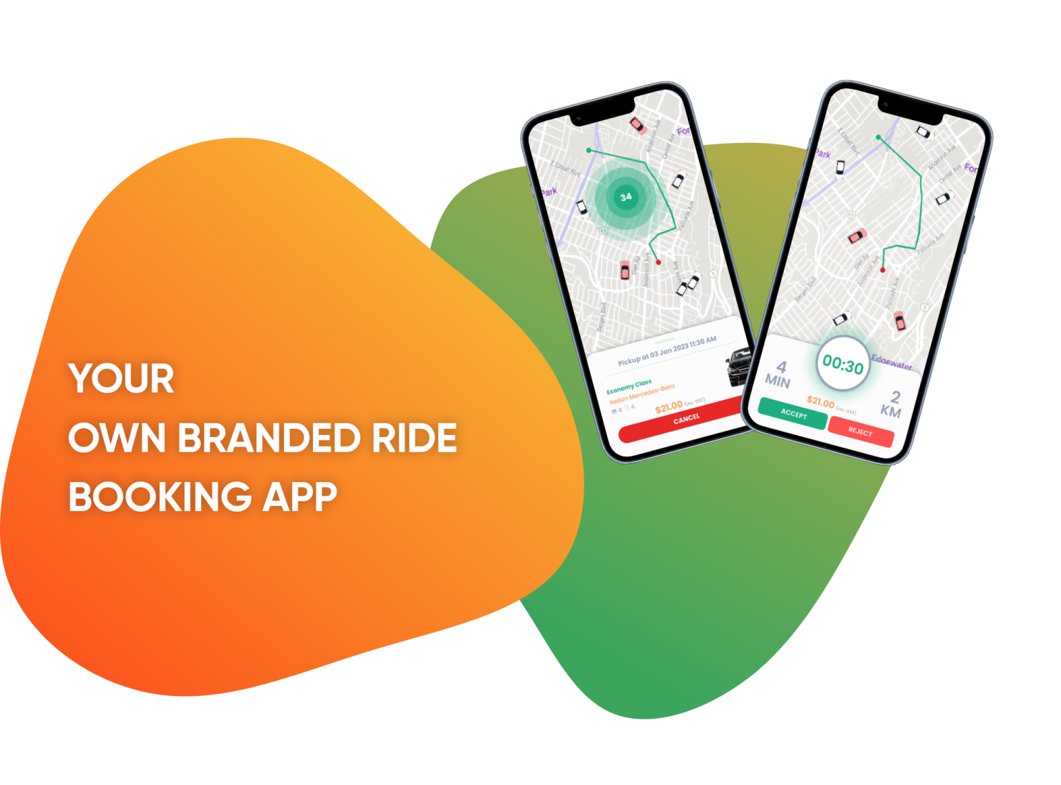Customizable White Label Taxi Booking App Boost Your Taxi Business Today