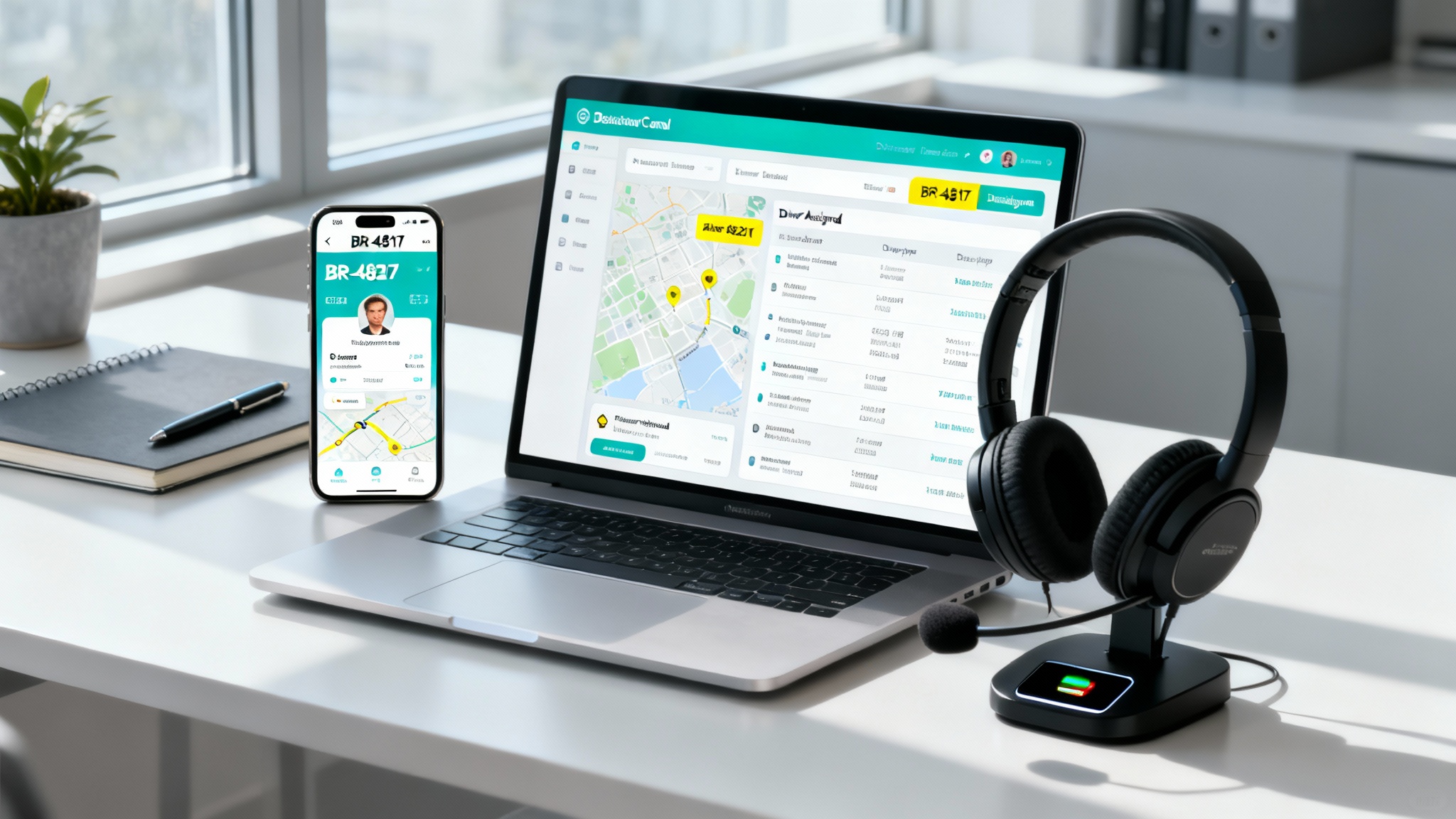 taxi dispatch console